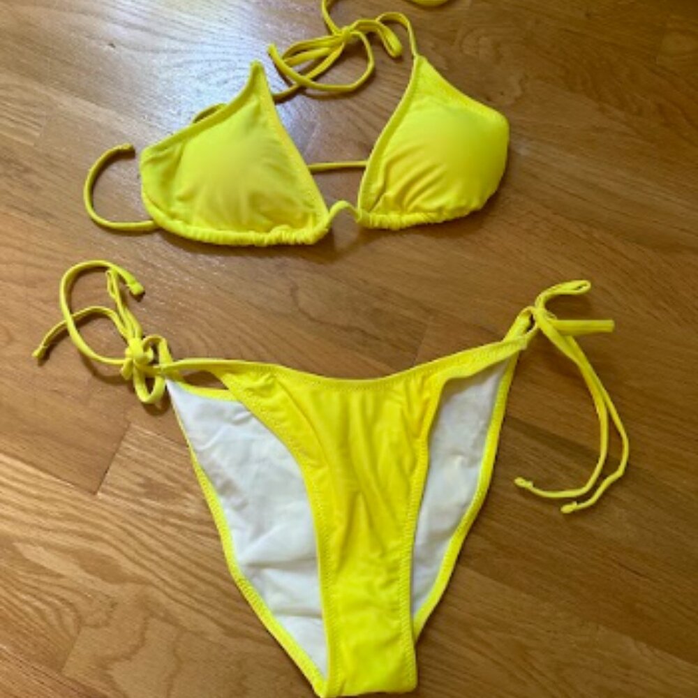 Neon Yellow Bikini